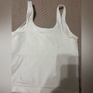a new day Women's Cream Ribbed Tank Top